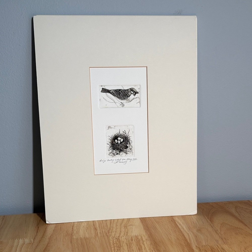 Elegant Bird Art Print by artist Marina Terauds